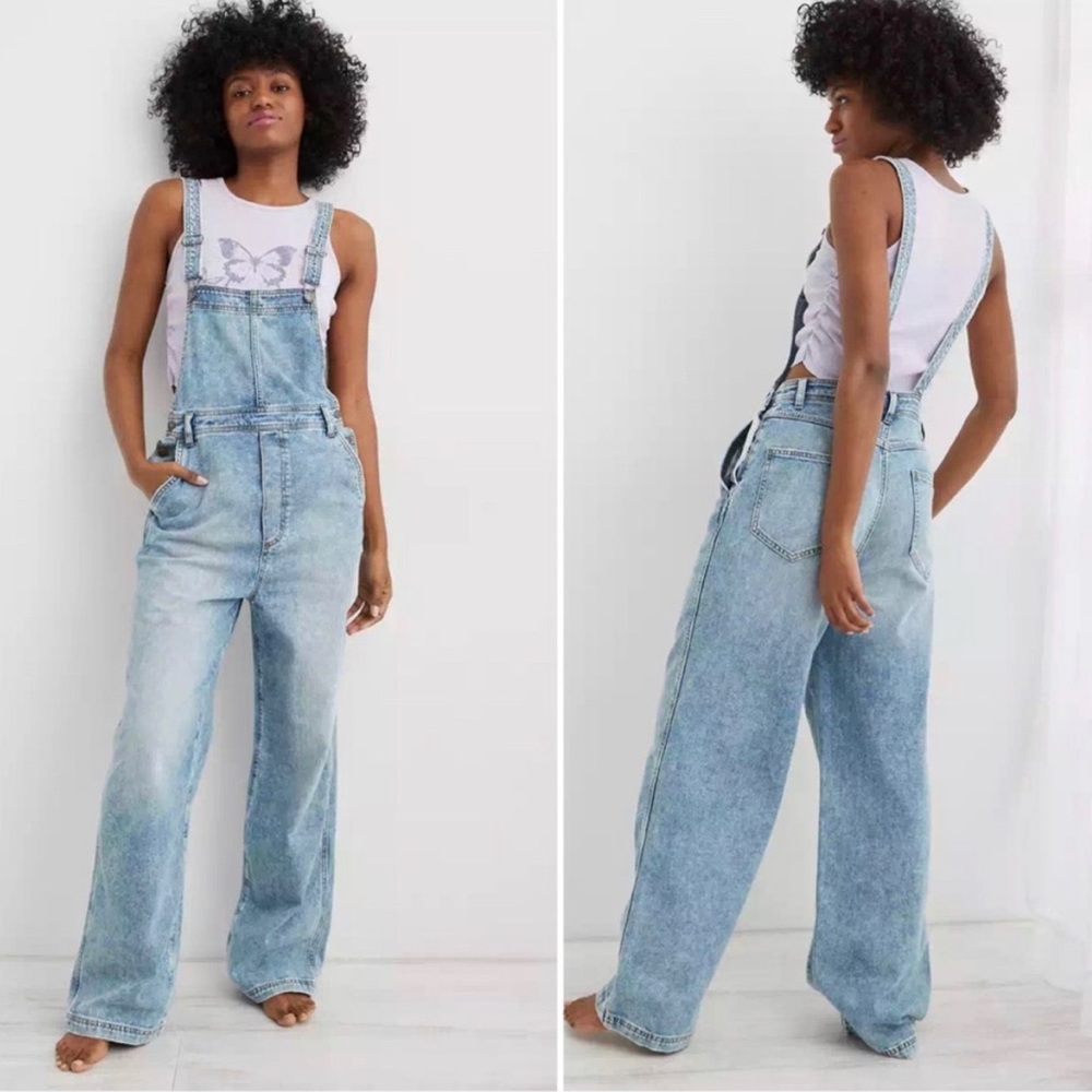 aerie y2k overalls